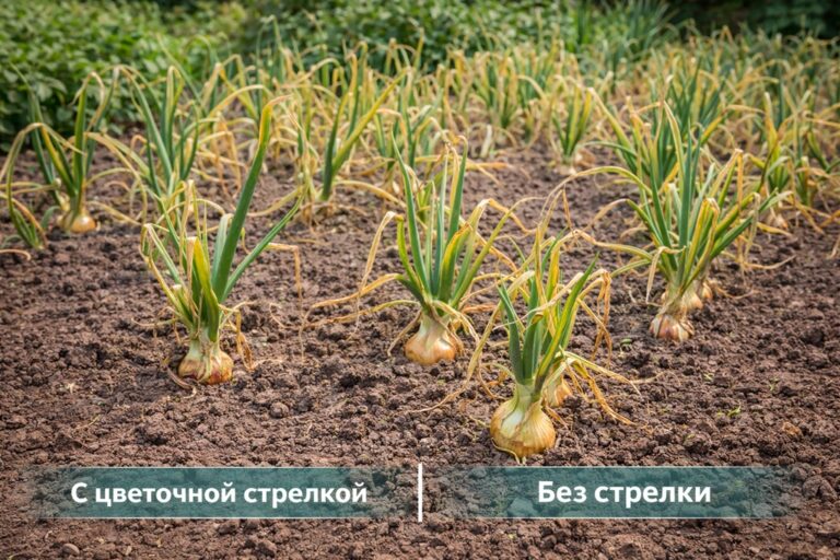 Почему лук плохо растёт и желтеет