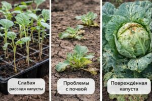ошибки ухода за капустой
