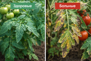 Проблемы и болезни томатов на листьях