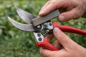 заточка инструментов для сада