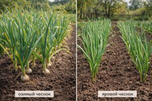 озимый и яровой чеснок разница