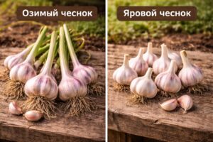 озимый и яровой чеснок